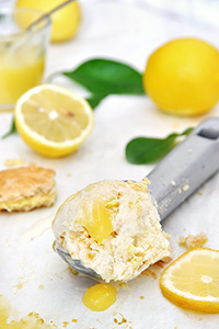 Παγωτό lemon pie xωρίς παγωτομηχανή/No-churn lemon pie ice cream